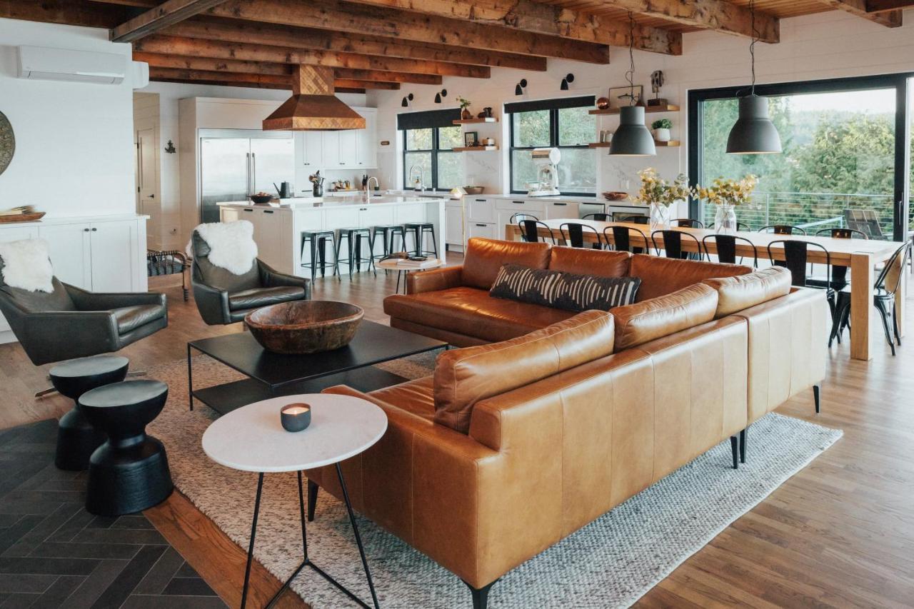 Whidbey Island Modern Farmhouse Greenbank Extérieur photo